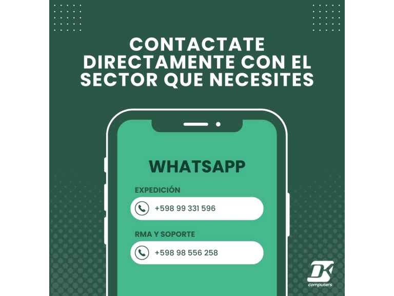 Contactate directamente con el sector que necesites!