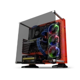 Gabinete Gamer Thermaltake Core P3 TG RED Edition Vidrio Abierto Mid Tower 