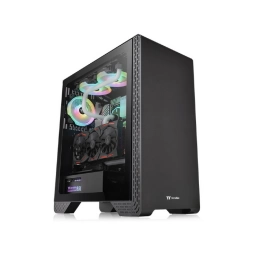 Gabinete Gamer Thermaltake S300 TG Lateral Transparente Mid Tower 