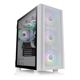 Gabinete Gamer Thermaltake H570 TG ARGB Snow Mid Tower 