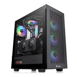 Gabinete Gamer Thermaltake V350 TG ARGB Black Mid Tower 