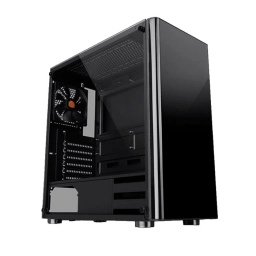 Gabinete Gamer Thermaltake V200TG Lateral Transparente Mid Tower + Fuente de 500W Con 1 Fan