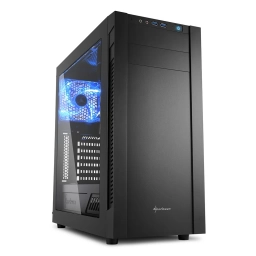 Gabinete Gamer Sharkoon S25-W Lateral Transparente Led Azul