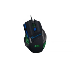 Mouse Gamer USB SHOT GAMING GM10 | Negro, 6D, Iluminacin de 7 Colores