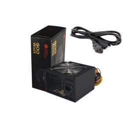 Fuente SHOT GAMING 600W Reales Color Negro