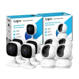 KIT 8 - 4 C�maras WiFi Tapo C100 + 4 C�maras WiFi Tapo C200