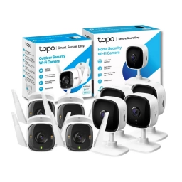 KIT 9 - 4 C�maras WiFi Tapo C310 + 4 C�maras WiFi Tapo C100