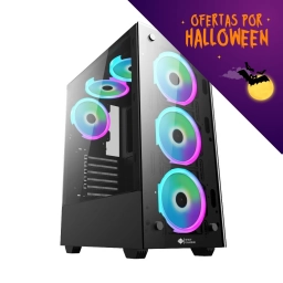 PROMO HALLOWEEN Gabinete Gamer Shot Gaming SHOT-SUP-8012 | Cristal Templado