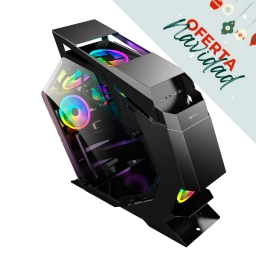 PROMO NAVIDAD Gabinete Gamer Shot Gaming Pro Series Warbeast | Cristal Templado