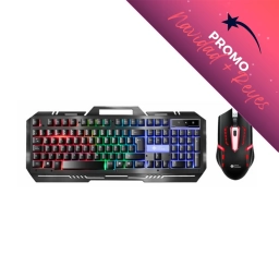 PROMO REYES Combo Teclado + Mouse Gamer USB SHOT-9001+M754 | Shot Gaming