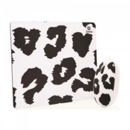 PROMO VUELTA A CLASES Combo Mouse + Mouse Pad JETION JT-DMS046 | Blanco y Negro