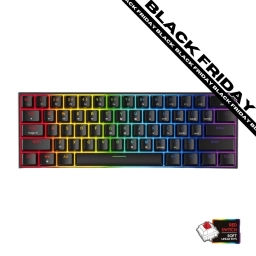 Teclado Gamer Mec�nico USB FANTECH MAXFIT 61 MK-857 | Reducido, RGB, Red Switch