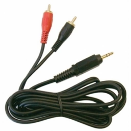 Cable Audio 2 RCA M/Plug 3.5 M 1,8m DRACMA
