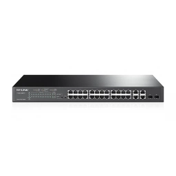 Switch Smart TP-LINK T1500-28PCT (TL-SL2428P) | 24 Puertos 10/100 POE+ at/af, 4 Puertos Gigabit