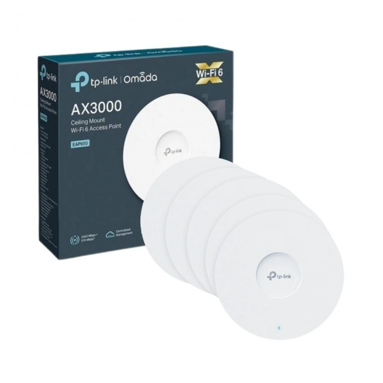 Access Point TP-LINK EAP653 (5-pack) | AX3000, WiFi 6, Omada Mesh